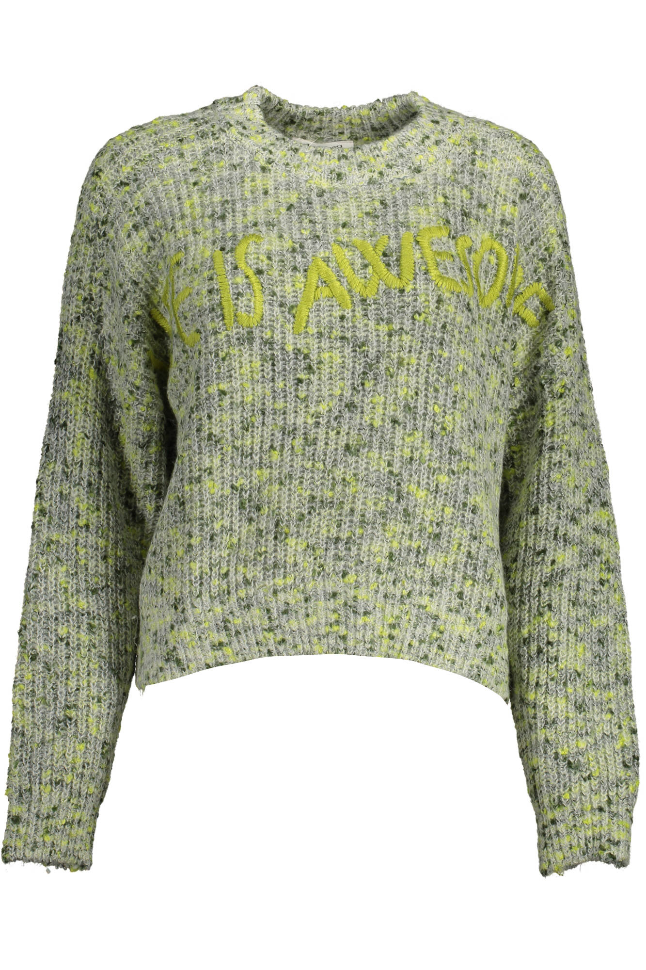 DESIGUAL GREEN NŐI PULÓVER