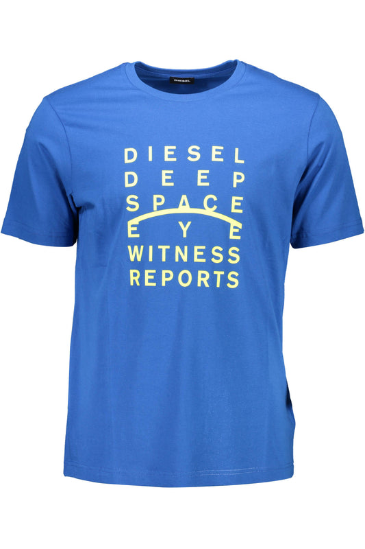 DIESEL FÉRFI RÖVID UJJÚ PÓLÓ, KÉK