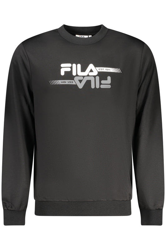 FILA FÉRFI FEKETE CIPZÁROS PULÓVER