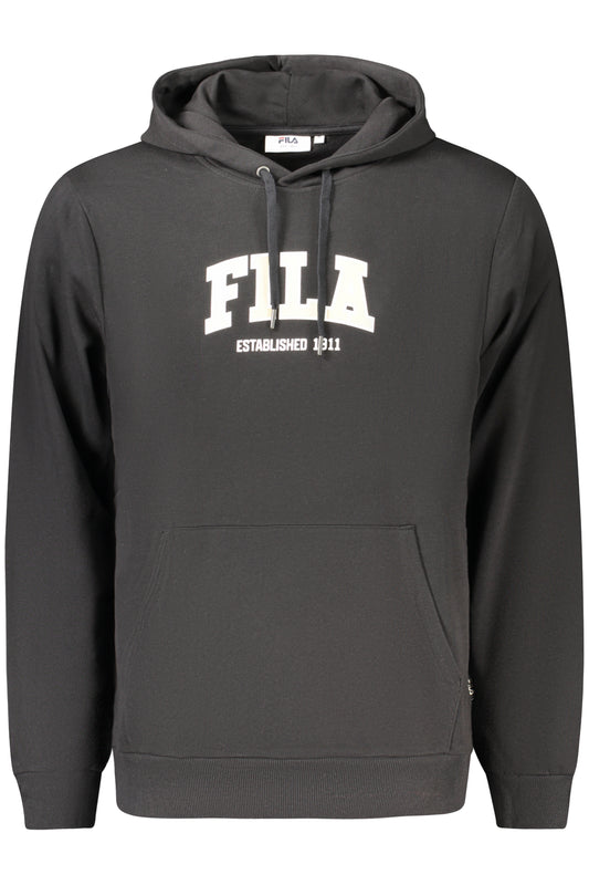 FILA FÉRFI FEKETE CIPZÁROS PULÓVER