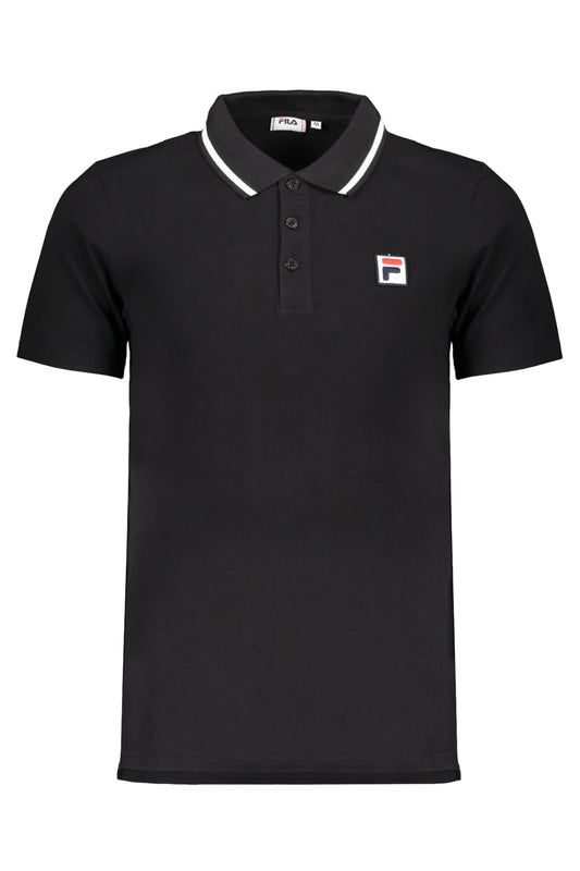FILA FEKETE FÉRFI RÖVID UJJÚ PÓLÓ