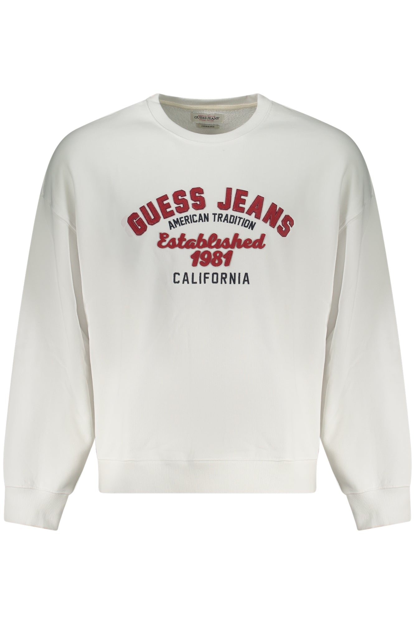 GUESS JEANS FÉRFI, cipzár nélküli pulóver