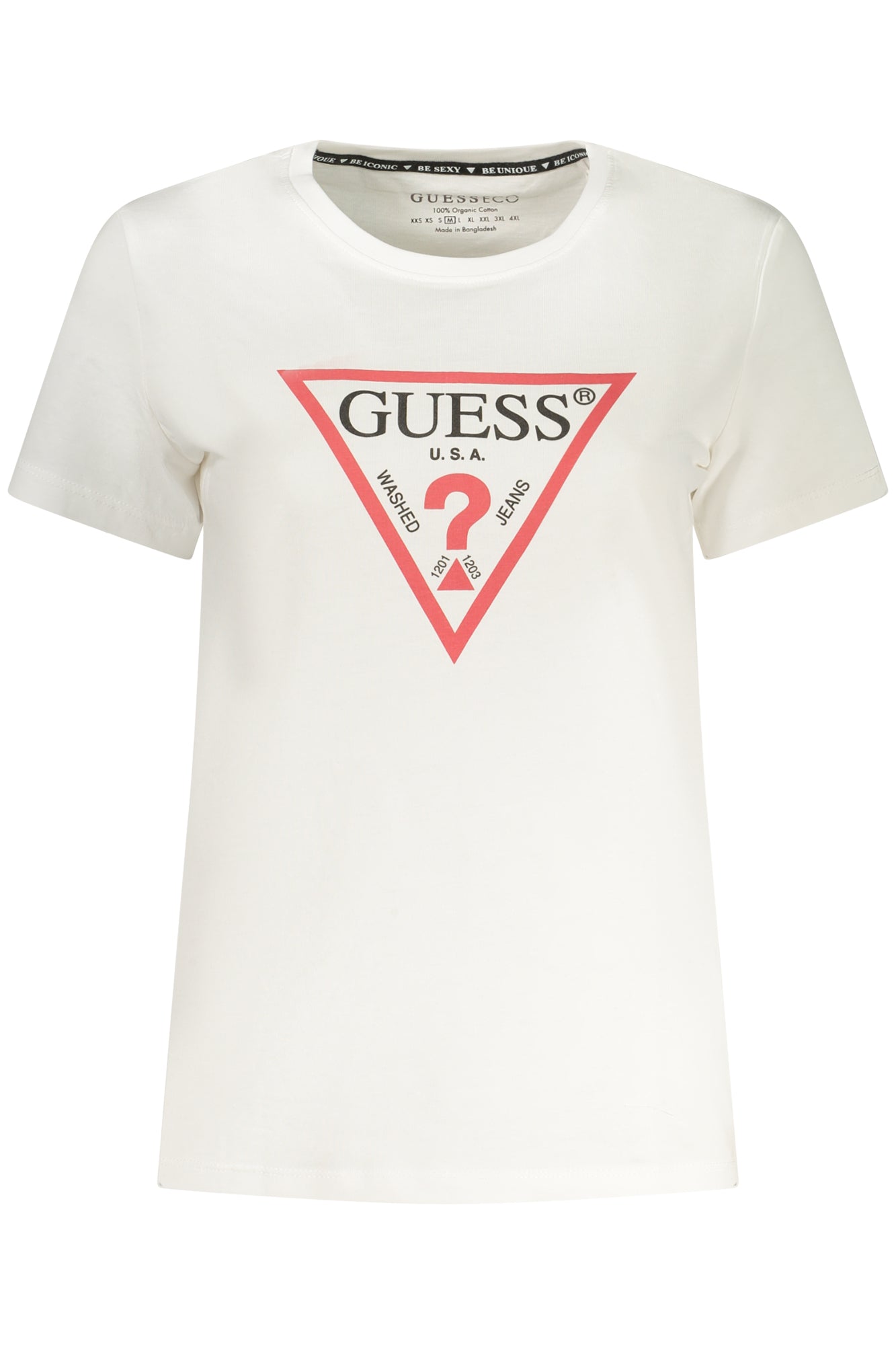 GUESS JEANS NŐI RÖVID UJJÚ PÓLÓ FEHÉR