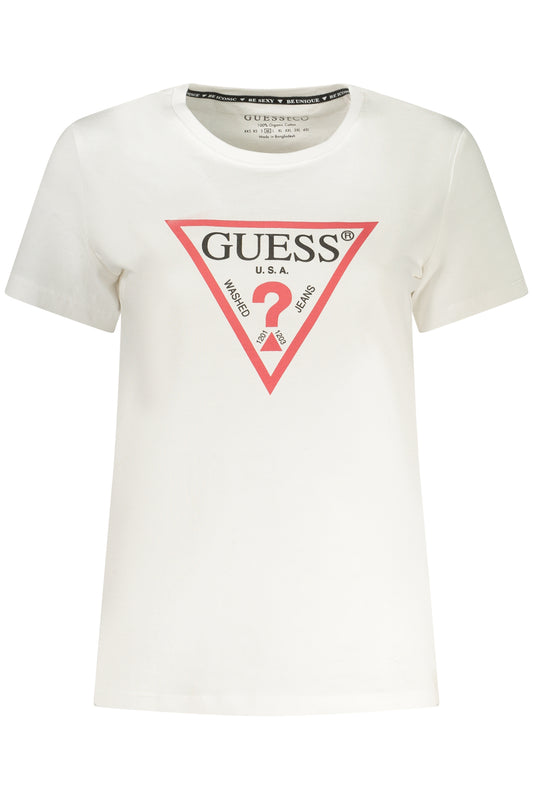 GUESS JEANS NŐI RÖVID UJJÚ PÓLÓ FEHÉR