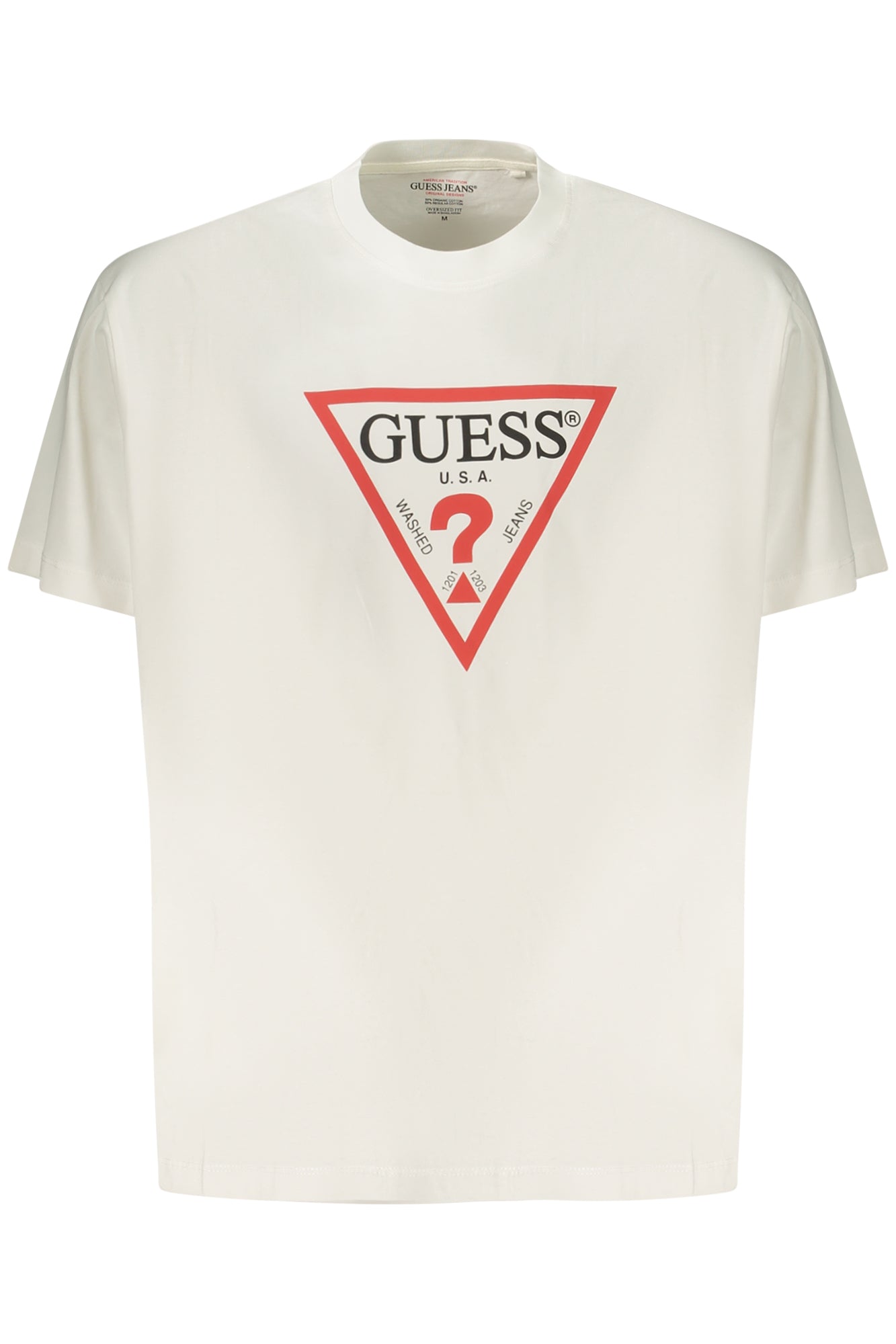 GUESS JEANS FÉRFI RÖVID UJJÚ PÓLÓ FEHÉR