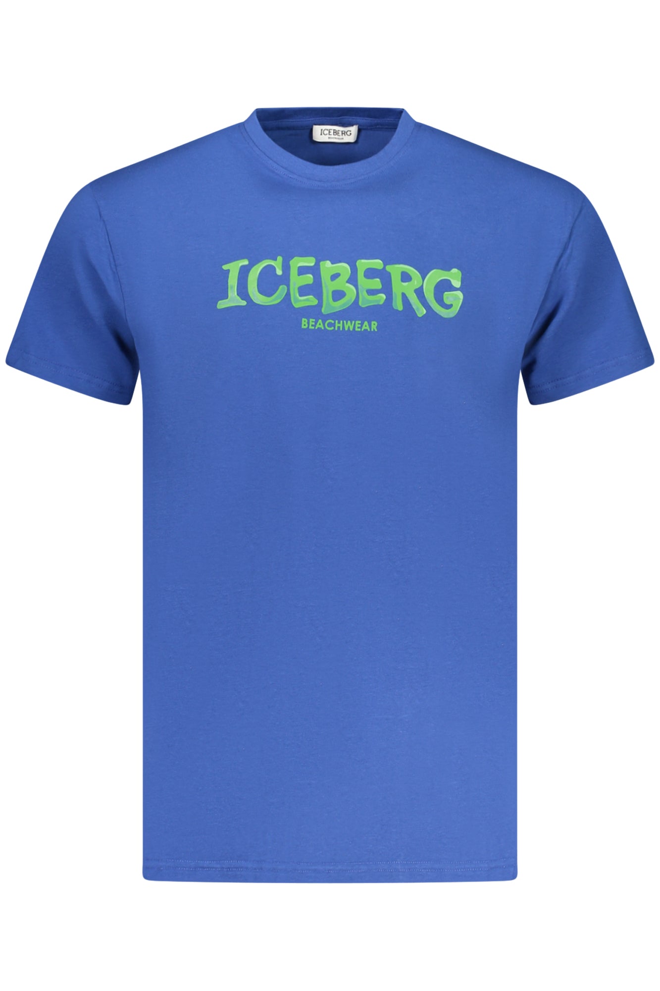 ICEBERG FÉRFI RÖVID UJJÚ PÓLÓ, KÉK