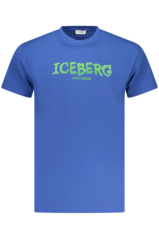 ICEBERG FÉRFI RÖVID UJJÚ PÓLÓ, KÉK