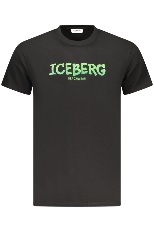 ICEBERG FÉRFI RÖVID UJJÚ PÓLÓ FEKETE