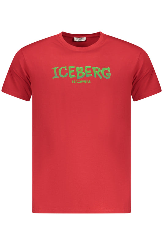ICEBERG FÉRFI RÖVID UJJÚ PÓLÓ, PIROS