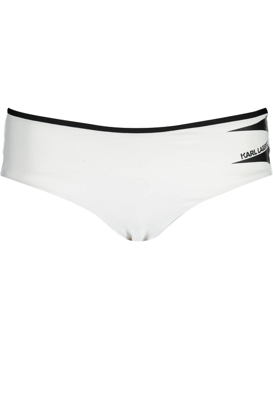 KARL LAGERFELD BEACHWEAR NŐI FELSŐ FÜRDŐRUHA, FEHÉR