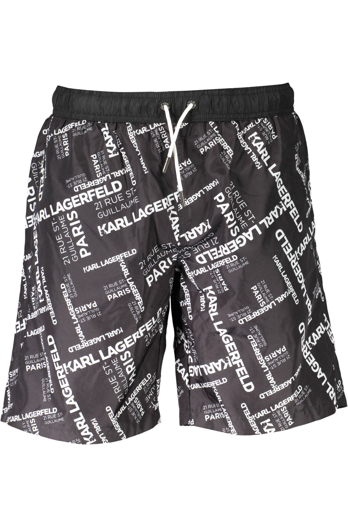 KARL LAGERFELD BEACHWEAR FÜRDŐRUHA ALKATRÉSZEI FÉRFI FEKETE ALATT