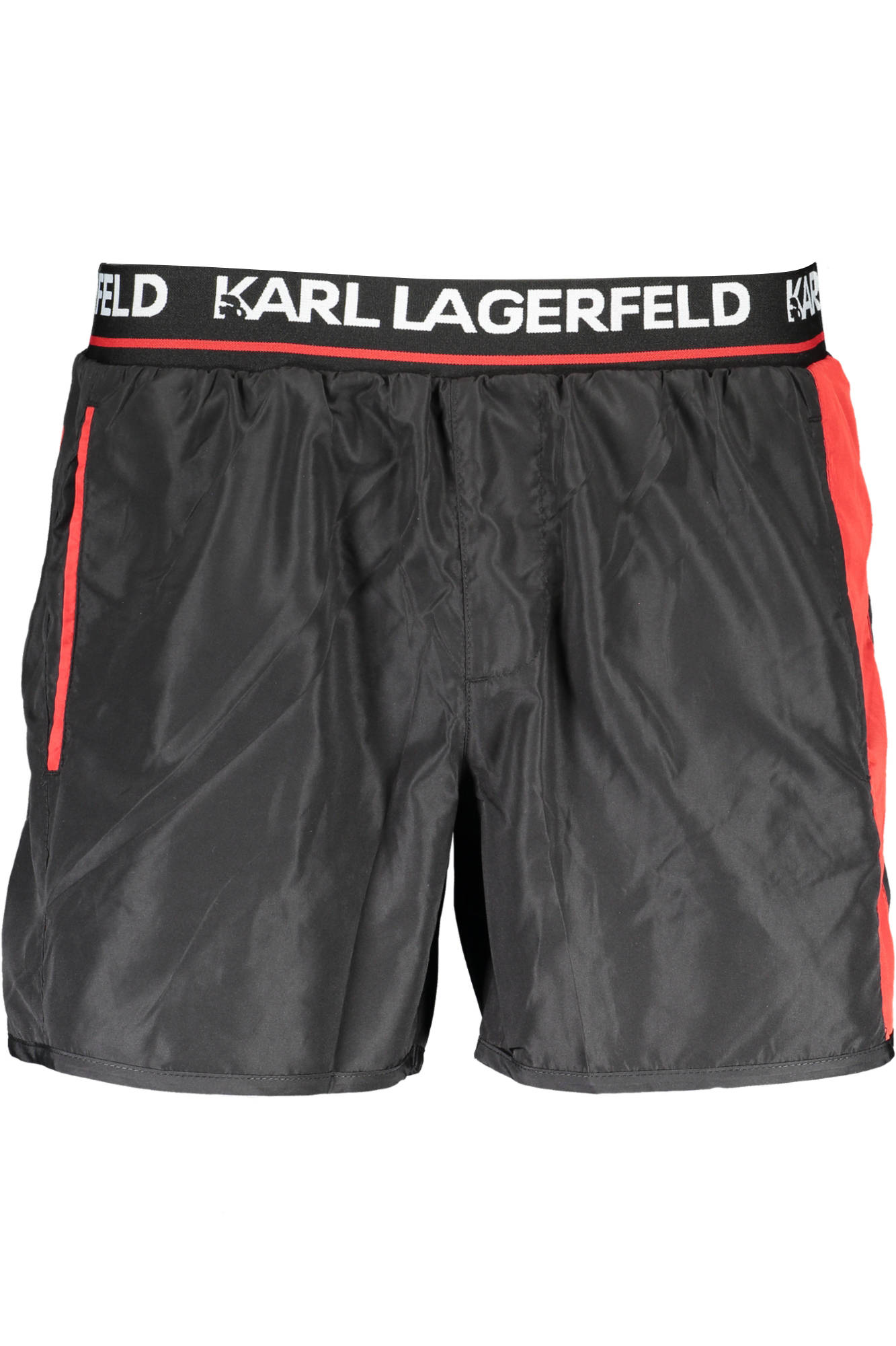 KARL LAGERFELD BEACHWEAR FÉRFI FÜRDŐRUHA FEKETE ALSÓ