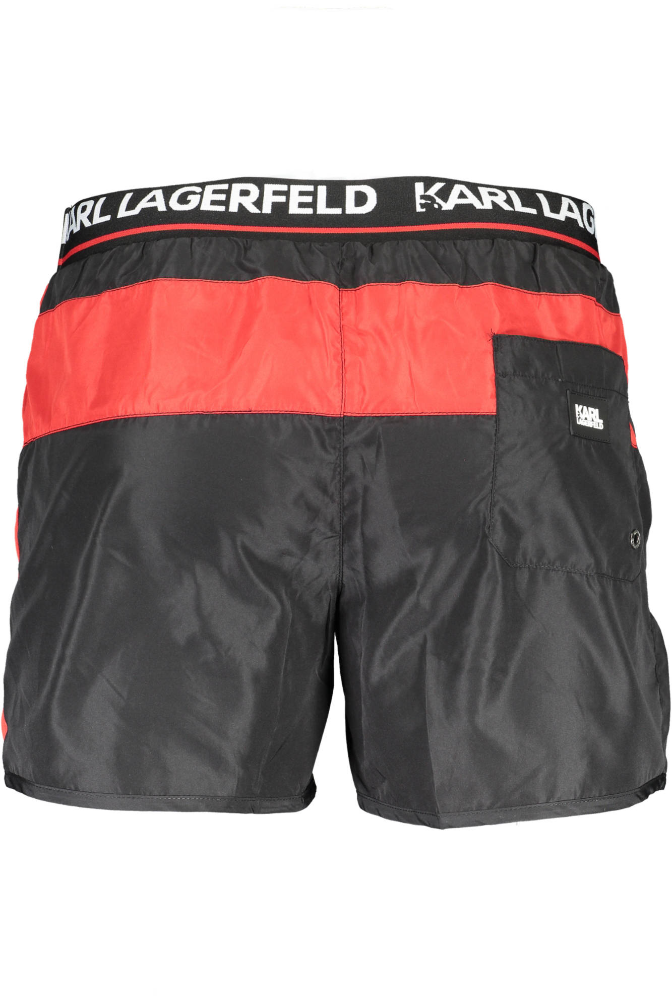 KARL LAGERFELD BEACHWEAR FÉRFI FÜRDŐRUHA FEKETE ALSÓ