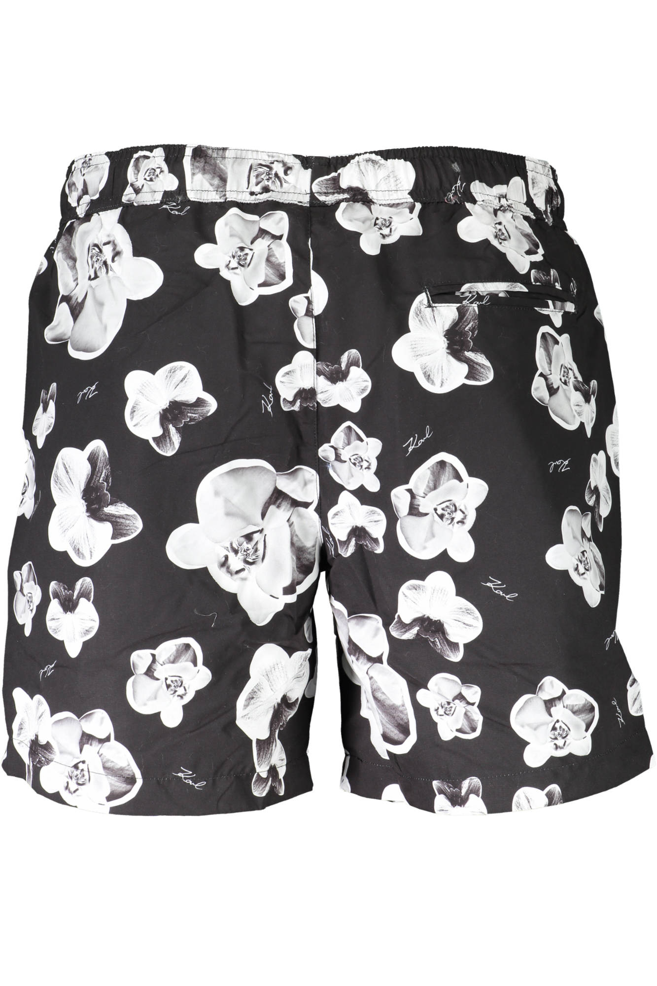 KARL LAGERFELD BEACHWEAR FÉRFI FÜRDŐRUHA FEKETE ALSÓ