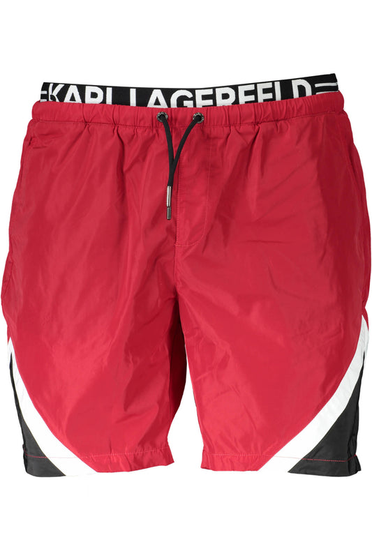 KARL LAGERFELD BEACHWEAR FÉRFI FÜRDŐRUHA ALSÓ PIROS