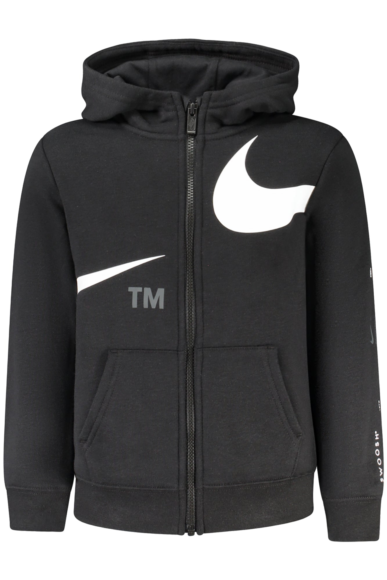 NIKE GYEREK FEKETE CIPZÁROS PULÓVER