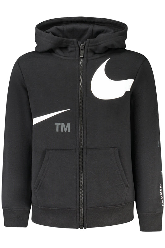 NIKE GYEREK FEKETE CIPZÁROS PULÓVER