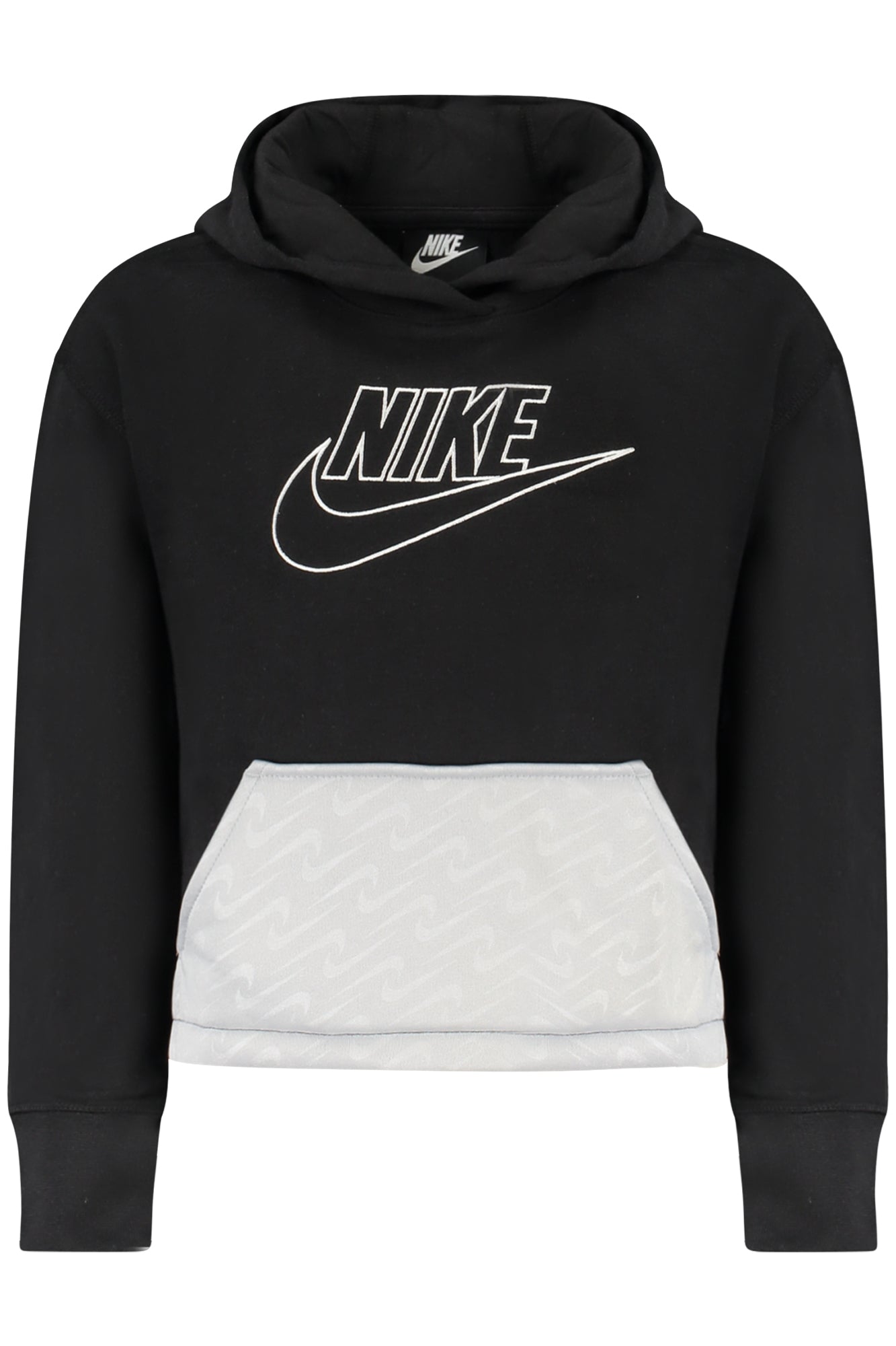 NIKE GYEREK FEKETE CIPZÁROS PULÓVER