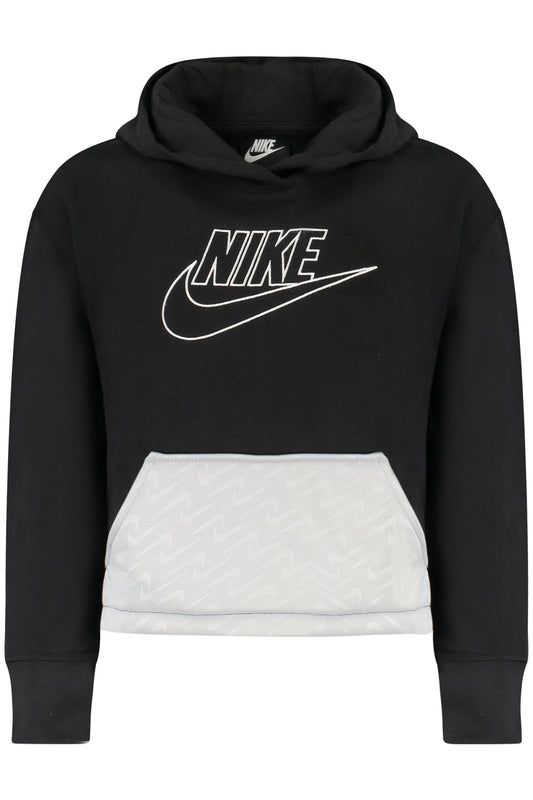 NIKE GYEREK FEKETE CIPZÁROS PULÓVER
