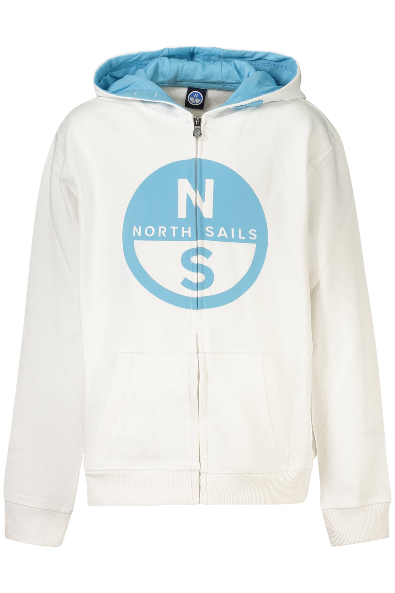 NORTH SAILS GYERMEK FEHÉR CIPZÁROS PULÓVER