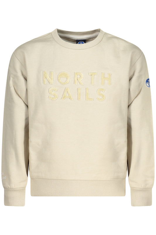 NORTH SAILS GYERMEK CIPZÁRAS PULÓVER, BÉZS