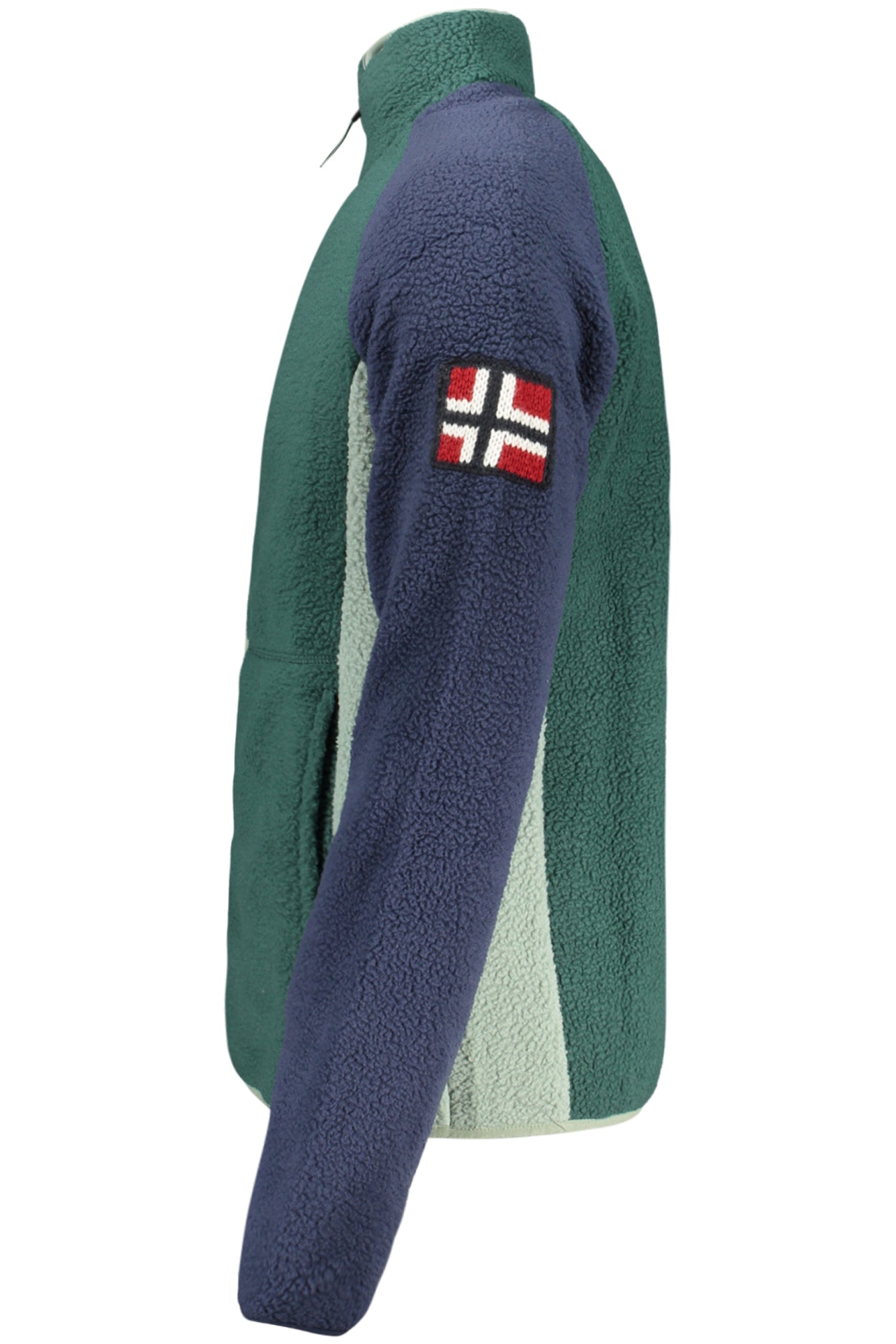 NORWAY 1963 FÉRFI ZÖLD CIPZÁROS PULÓVER