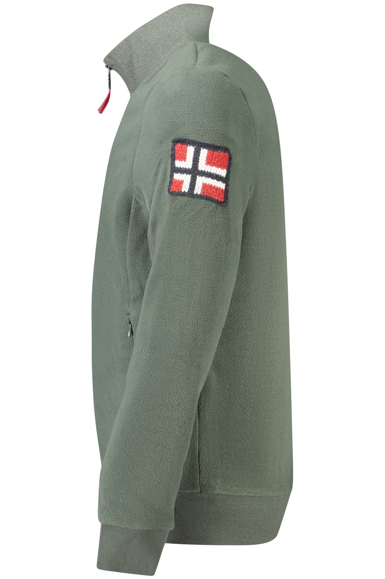 NORWAY 1963 FÉRFI ZÖLD CIPZÁROS PULÓVER