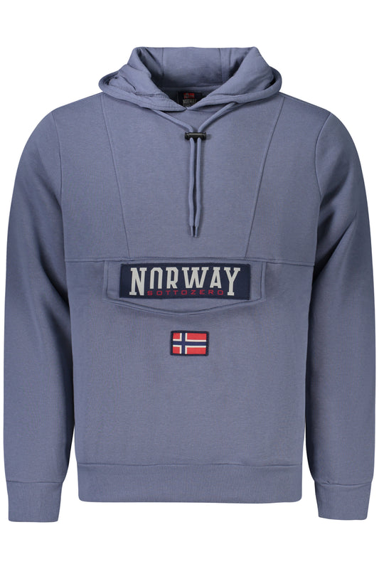 NORWAY 1963 FÉRFI KÉK CIPZÁROS PULÓVER