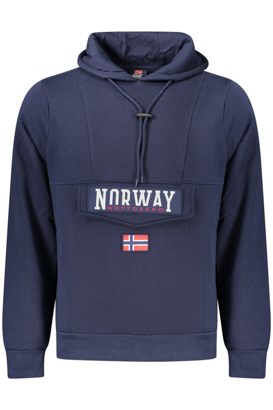 NORWAY 1963 FÉRFI KÉK CIPZÁROS PULÓVER