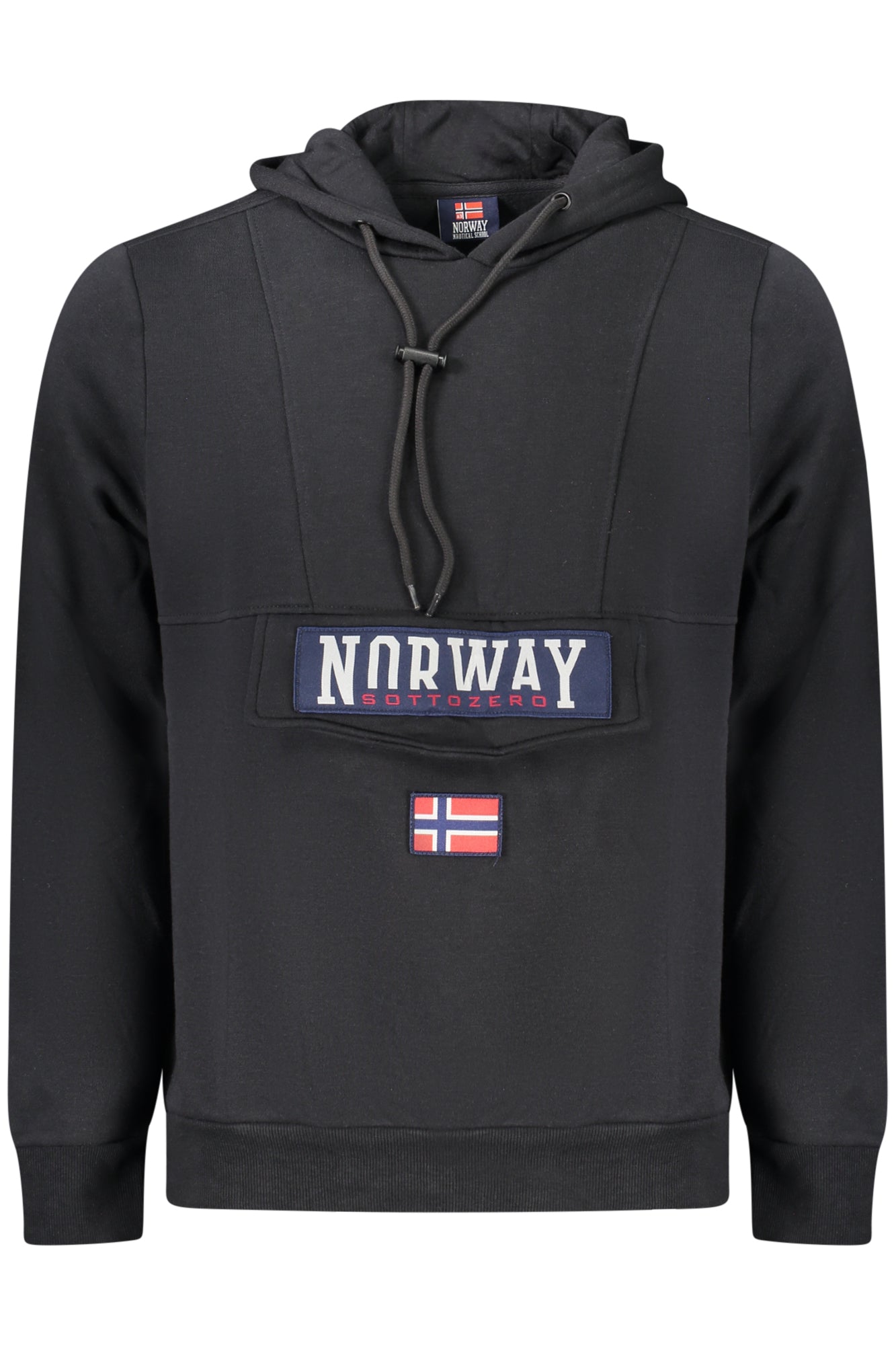 NORWAY 1963 FÉRFI FEKETE CIPZÁROS PULÓVER