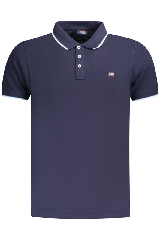 NORVÉGIA 1963 FÉRFI RÖVID UJJÚ POLO KÉK