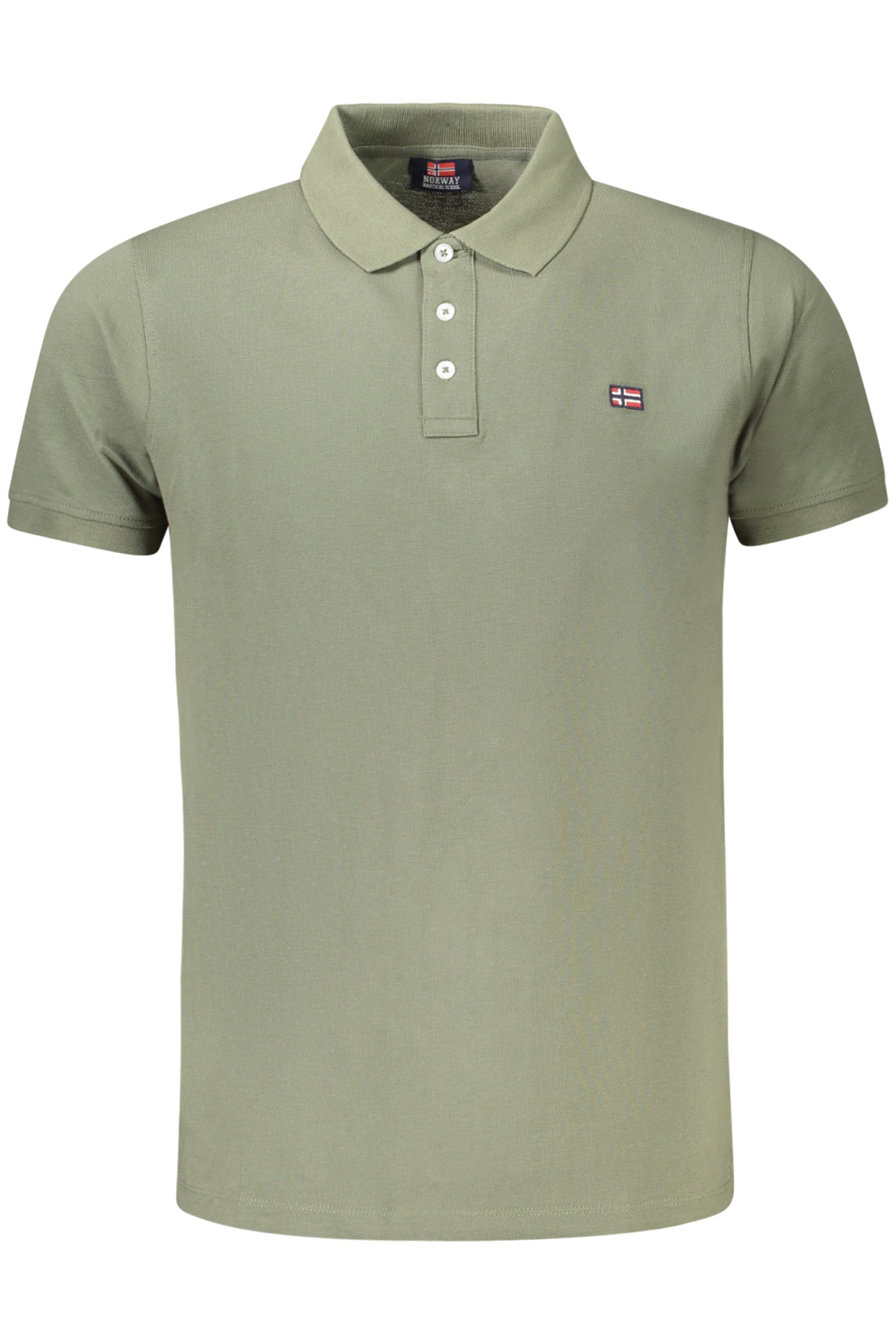 NORVÉGIA 1963 FÉRFI RÖVID UJJÚ POLO GREEN