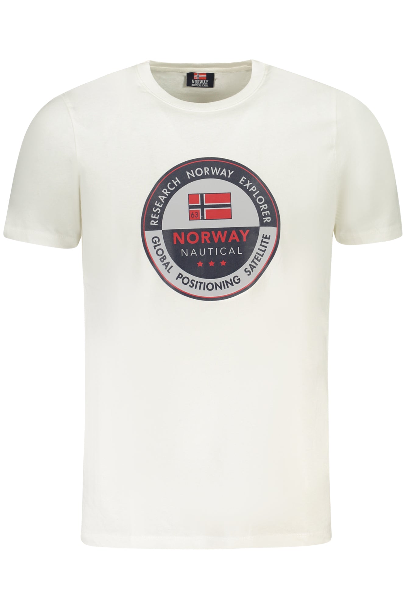 NORVÉGIA 1963 FÉRFI RÖVID UJJÚ PÓLÓ, FEHÉR