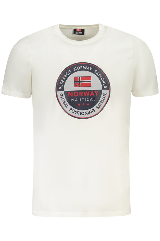 NORVÉGIA 1963 FÉRFI RÖVID UJJÚ PÓLÓ, FEHÉR