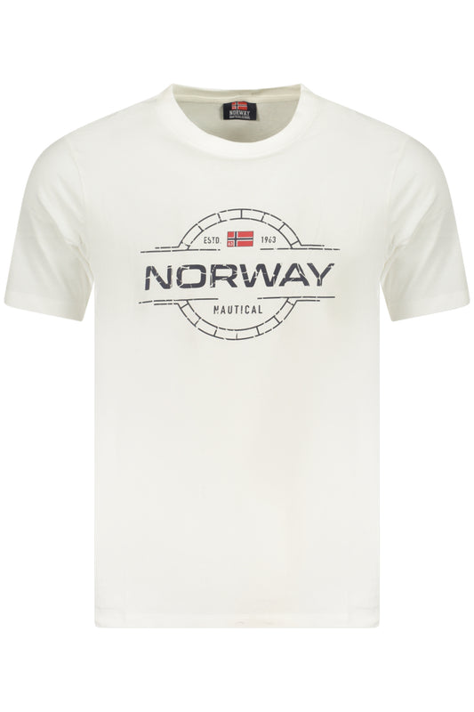 NORVÉGIA 1963 FÉRFI RÖVID UJJÚ PÓLÓ, FEHÉR