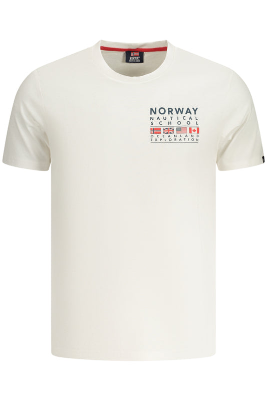 NORVÉGIA 1963 FÉRFI RÖVID UJJÚ PÓLÓ FEHÉR