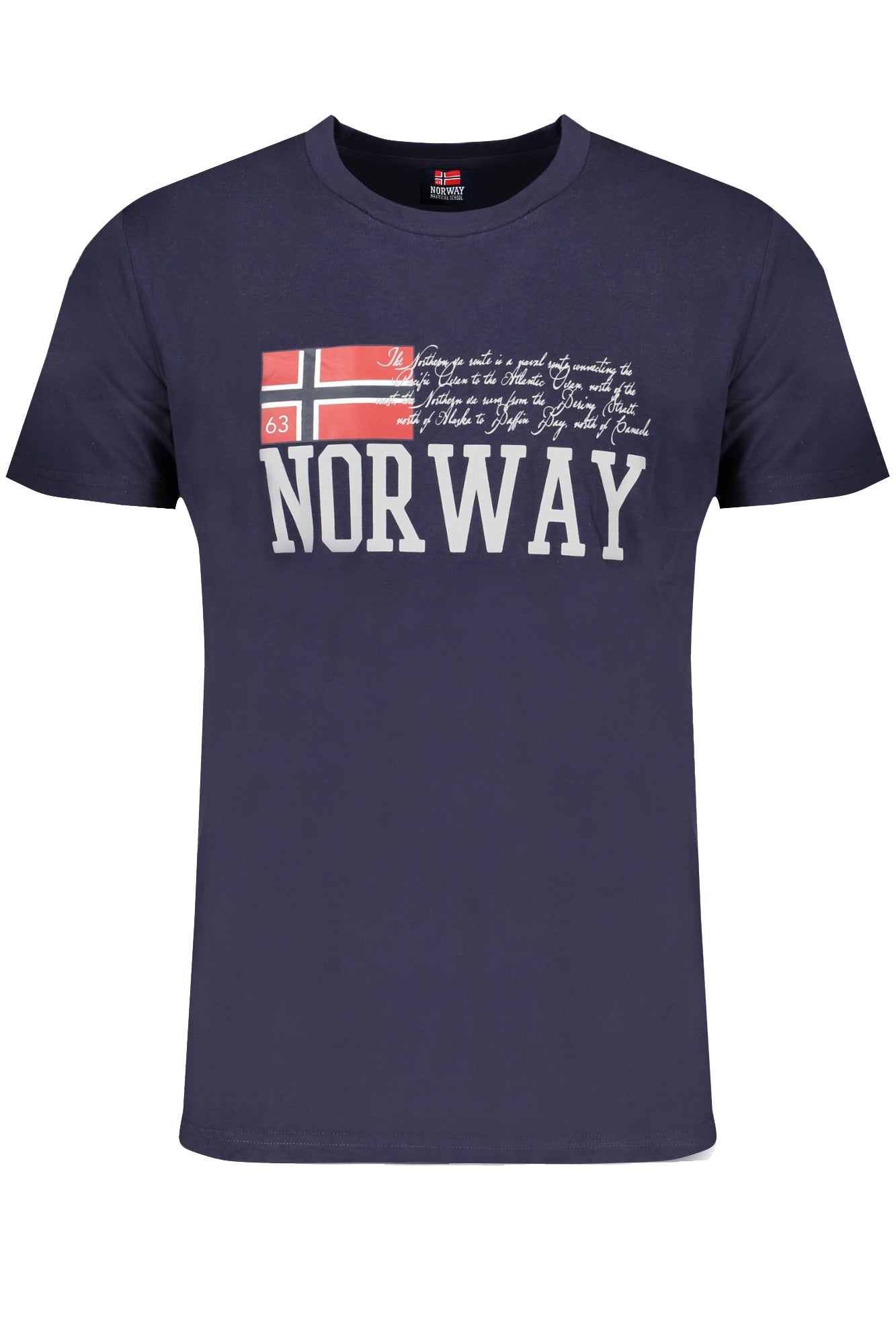 NORVÉGIA 1963 FÉRFI RÖVID UJJÚ PÓLÓ, KÉK