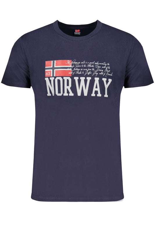 NORVÉGIA 1963 FÉRFI RÖVID UJJÚ PÓLÓ, KÉK