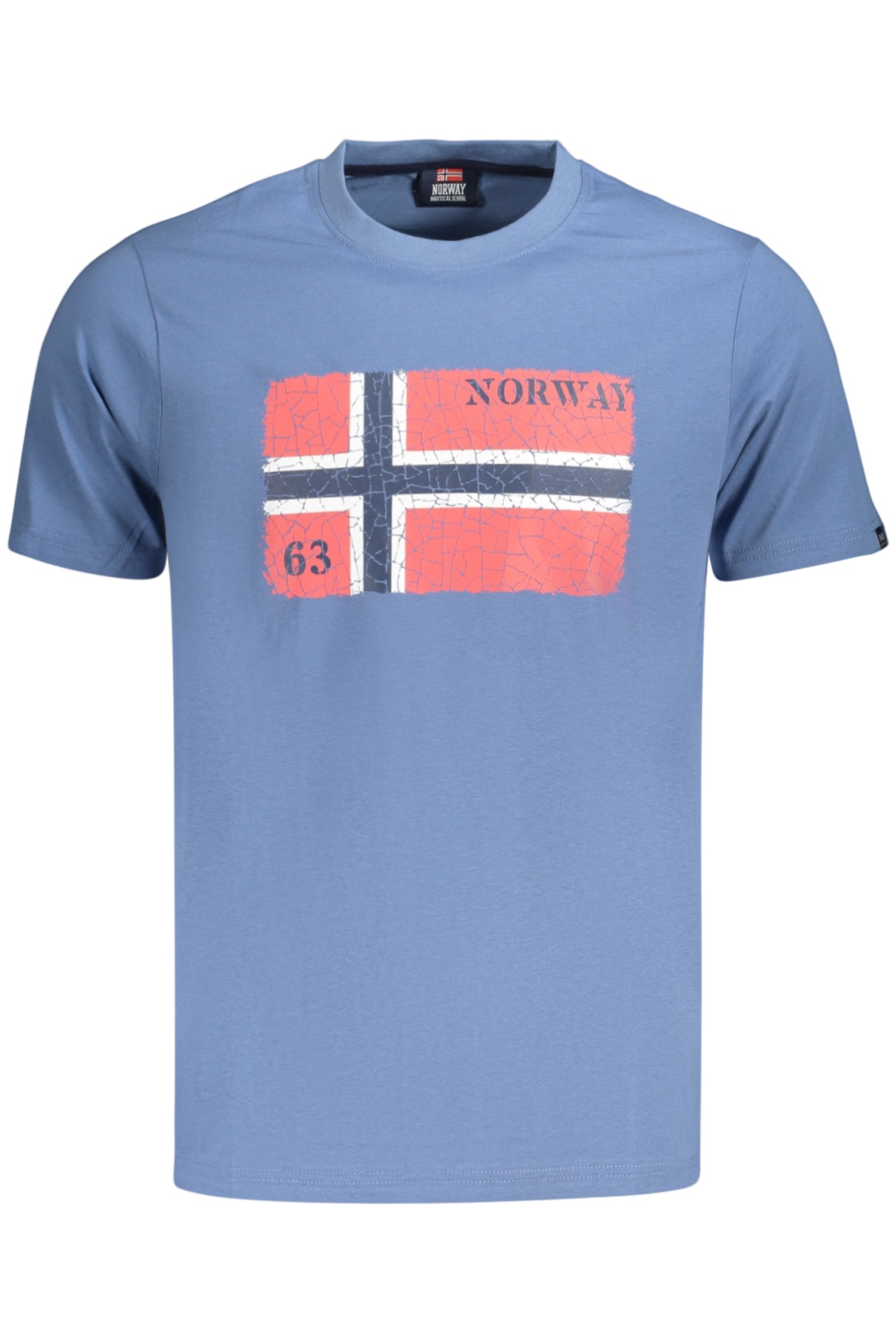 NORVÉGIA 1963 FÉRFI RÖVID UJJÚ PÓLÓ, KÉK