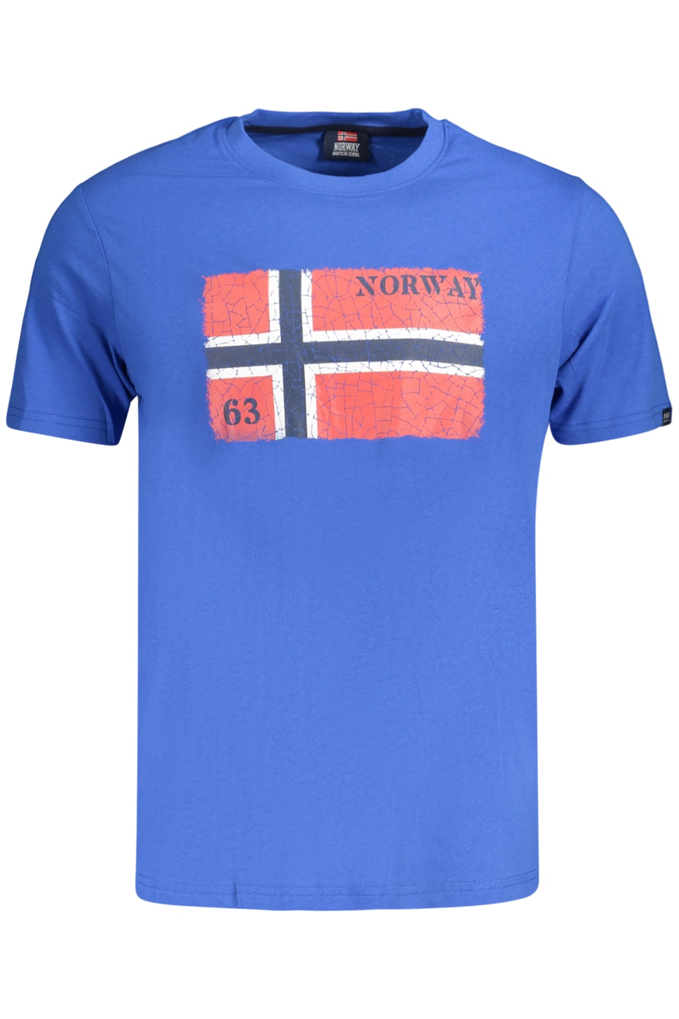 NORVÉGIA 1963 FÉRFI RÖVID UJJÚ PÓLÓ, KÉK