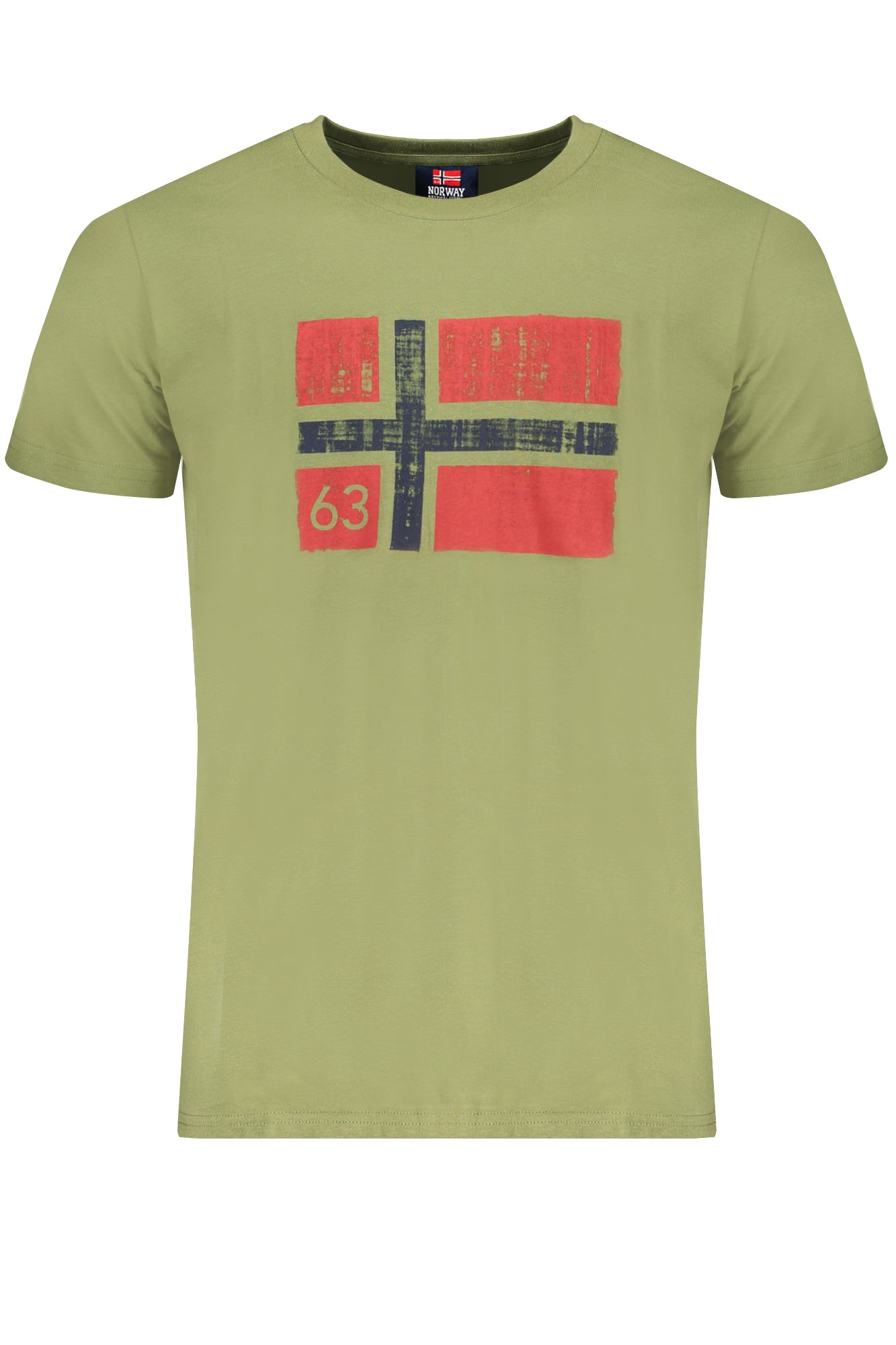 NORVÉGIA 1963 GREEN FÉRFI RÖVID UJJÚ PÓLÓ