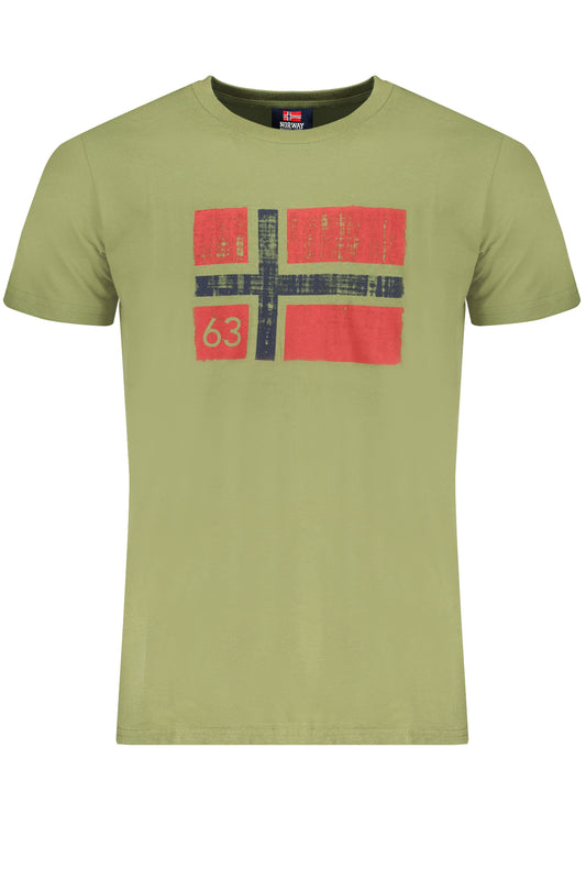 NORVÉGIA 1963 GREEN FÉRFI RÖVID UJJÚ PÓLÓ