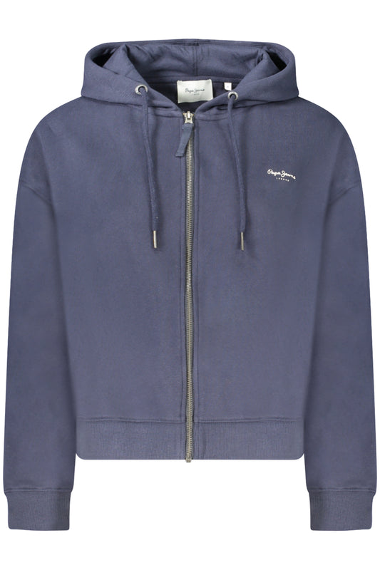 PEPE JEANS NŐI KÉK CIPZÁROS PULÓVER