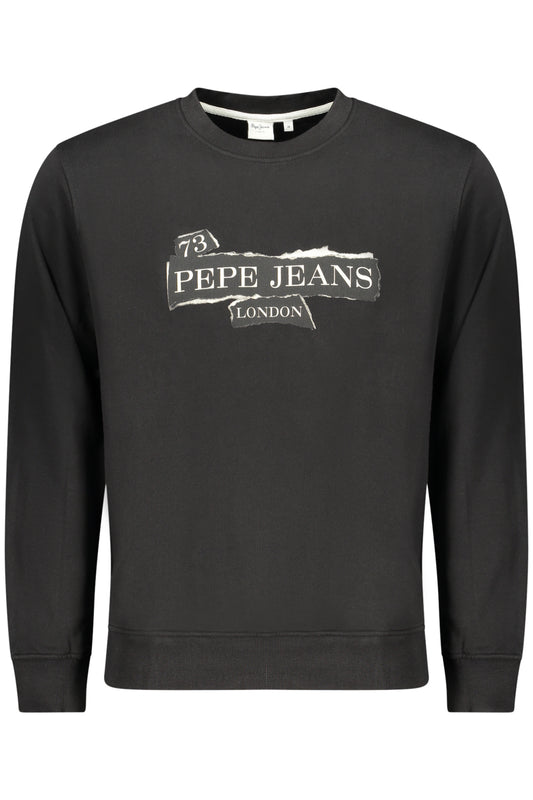 PEPE JEANS FÉRFI FEKETE CIPZÁROS PULÓVER