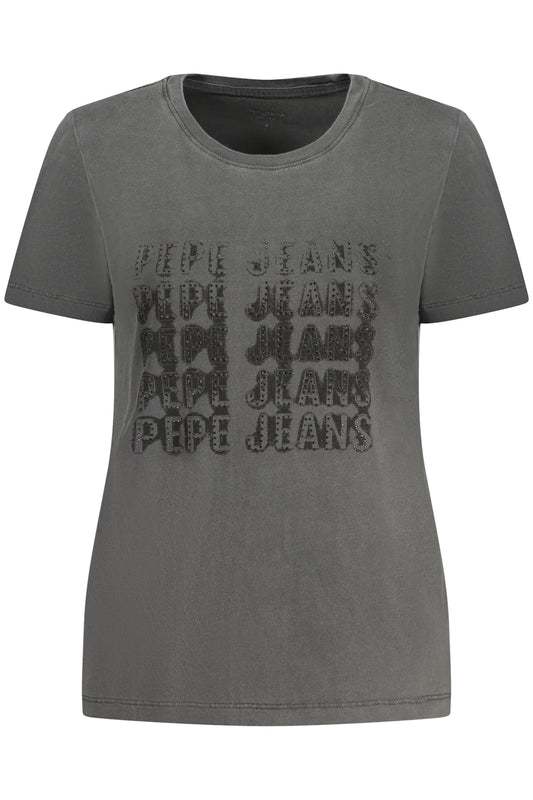 PEPE JEANS NŐI RÖVID UJJÚ PÓLÓ FEKETE