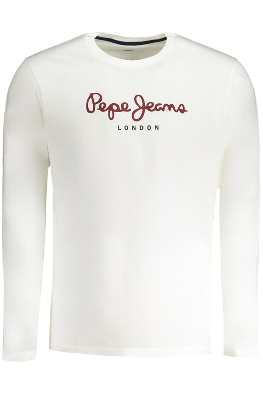 PEPE JEANS FÉRFI HOSSZÚ UJJÚ PÓLÓ FEHÉR