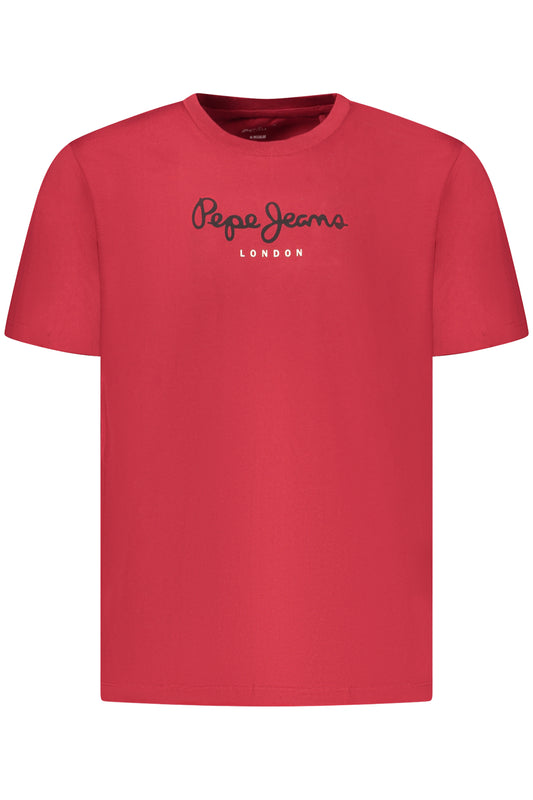 PEPE JEANS FÉRFI RÖVID UJJÚ PÓLÓ, PIROS