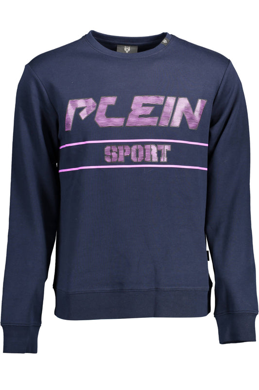 PLEIN SPORT CIPZÁR NÉLKÜLI FÉRFI PULÓVER KÉK