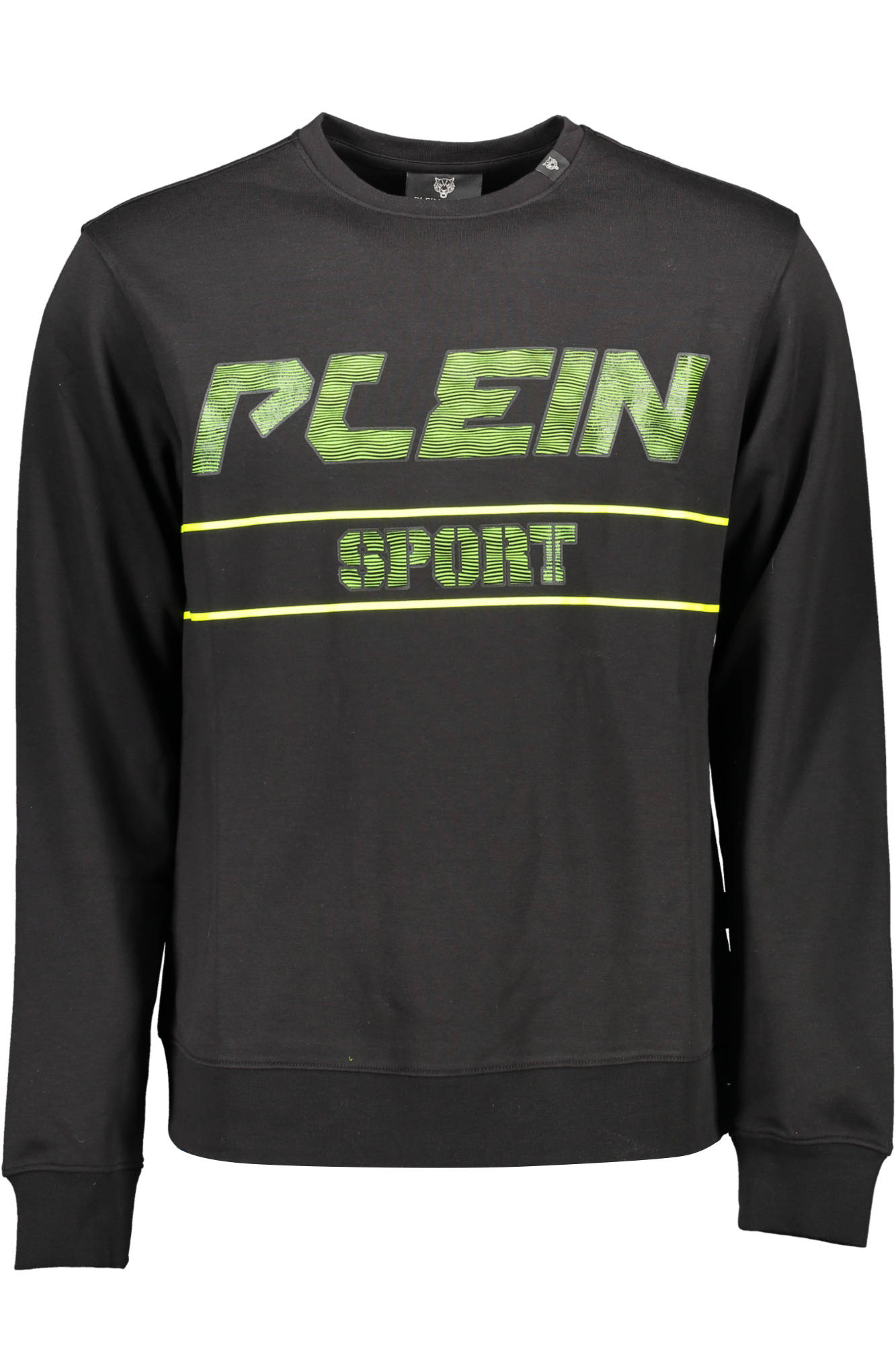 PLEIN SPORT PÓLÓ cipzár nélkül, FEKETE