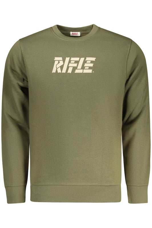 RIFLE FÉRFI CIPZÁRAS PULÓVER ZÖLD